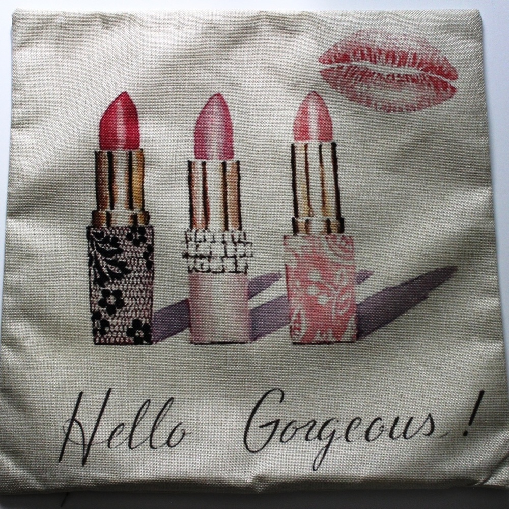 Decorative Novelty Throw Pillow Cover 18x18 NEW~